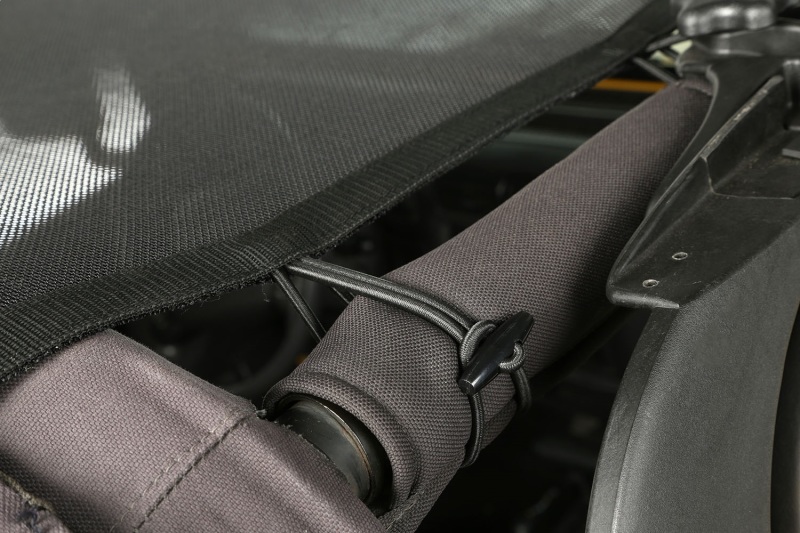 Jeep Wrangler Sun Shade - Front + Rear - Rugged Ridge - Eclipse Full Cover - Black - `97-`06